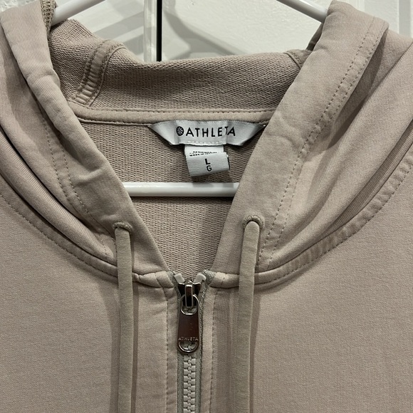 Athleta Terry Zip Sweatshirt - Picture 3 of 7